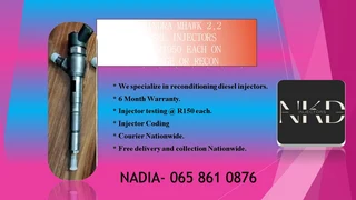 Mahindra Mhawk 2.2 Diesel Injectors For Sale On Exchange Or To Recon With Warranty