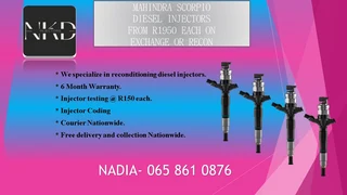 MAHINDRA SCORPIO DIESEL INJECTORS FOR SALE ON EXCHANGE WITH 6 MONTHS WARRANTY