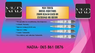 Man Truck Diesel Injectors For Sale Or To Recon
