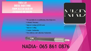 Tata 3.0 Diesel Injectors For Sale On Exchange Or To Recon