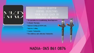 Toyota Quantum Diesel Injectors For Sale On Exchange Or To Recon