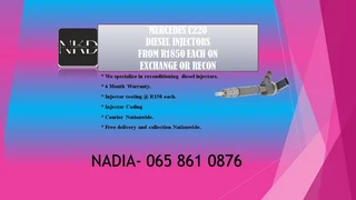 Mercedes C220 Diesel Injectors For Sale Or To Recon