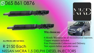 Nissan Micra 1.5 Diesel Injectors For Sale On Exchnage With 6 Months Warranty