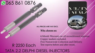 Tata 2.2 Diesel Injectors For Sale On Exchange Or To Recon