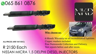 Nissan Micra 1.5 Diesel Injectors For Sale On Exchange With 6 Months Warranty