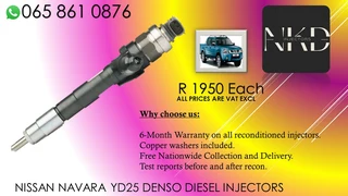 Nissan Navara Yd25 Diesel Injectors For Sale On Exchange With 6 Months Warranty