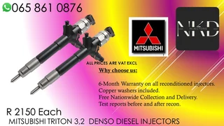 Mitsubishi Triton 3.2 Diesel Injectors For Sale On Exchange Or To Recon With Warranty