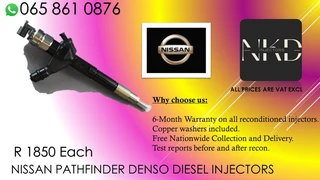 Nissan Pathfinder Diesel Injectors For Sale On Exchange With 6 Months Warranty