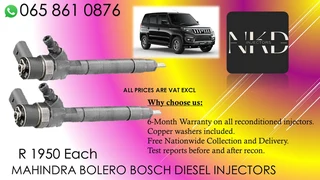 Mahindra Bolero Diesel Injectors For Sale On Exchange Or To Recon With Warranty