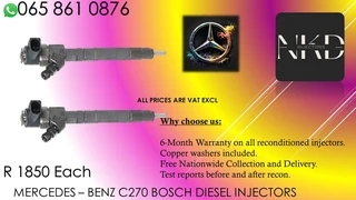 Mercedes C270 Diesel Injectors For Sale On Exchange Or To Recon