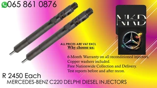 Mercedes C220 Diesel Injectors For Sale On Exchange Or To Recon With Warranty
