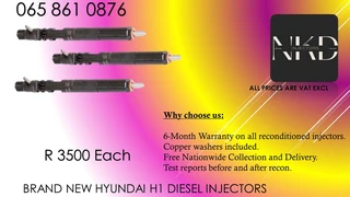 New Hyundai H1 Diesel Injectors For Sale On Exchange Or To Recon