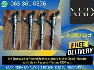 Mahndra Mhawk Diesel Injectors For Sale Or Recon