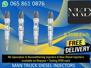 Man Diesel Injectors For Sale Or Recon