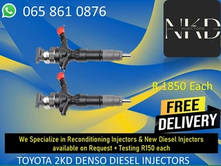 Toyota 2kd Diesel Injectors For Sale On Exchange Or Recon