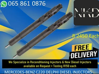 Mercedes C220 Diesel Inectors For Sale Or Recon With Warranty