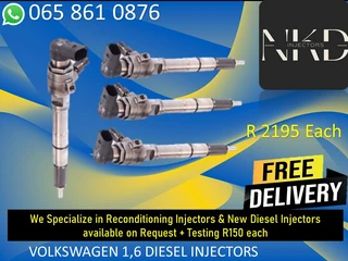 Volkswagen 1.6 Diesel Injectors For Sale On Exchange Or Recon