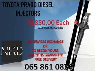 Toyota Prado Diesel Injectors For Sale Or Recon With Test Reports
