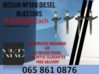 Nissan Np300 Diesel Injectors For Sale Or Recon
