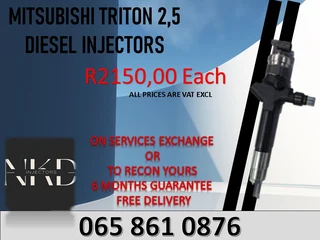 Mitsubishi Triton Diesel Injectors For Sale On Exchange Or Recon