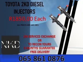 Toyota 2kd Diesel Injectors For Sale On Exchange Or Recon