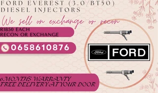 Ford Everest (3.0/bt50) Diesel Injectors For Sale