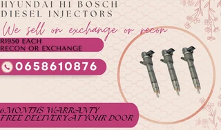 Hyundai H1 Bosch Diesel Injectors For Sale On Exchange