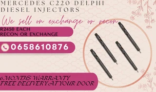 Mercedes C220 Delphi Diesel Injectors For Sale On Exchange