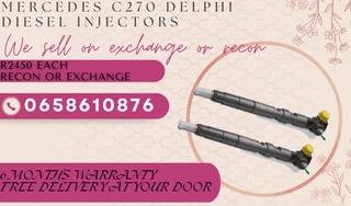 Mercedes C270 Delphi Diesel Injectors For Sale On Exchange