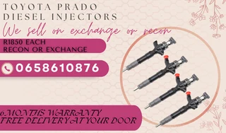 Toyota Prado Diesel Injectors For Sale On Exchange