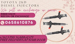 Toyota 2kd Diesel Injectors For Sale On Exchange