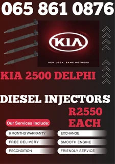 Kia 2500 Diesel Injectors For Sale