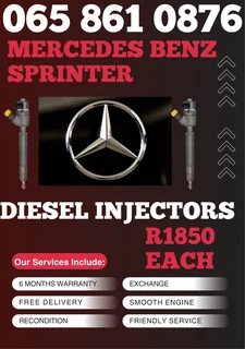 Mercedes Benz Sprinter  Diesel Injectors For Sale Or To Recon