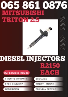 Mitsubishi Triton 2.5 Diesel Injectors For Sale Or To Recon