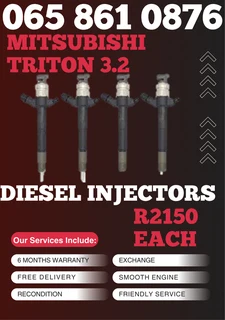 Mitsubishi Triton 3.2 Diesel Injectors For Sale Or To Recon
