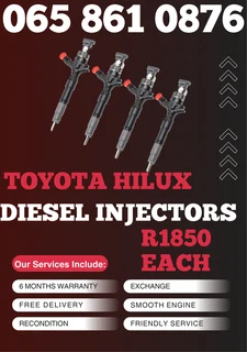 Toyota Hilux Diesel Injectors For Sale Or To Recon
