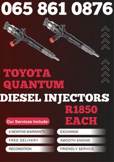 Toyota Quantum Diesel Injectors For Sale Or To Recon