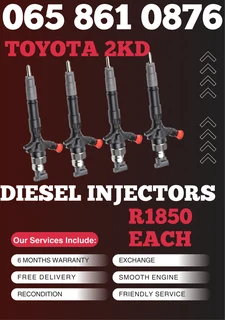 Toyota 2kd Diesel Injectors For Sale Or To Recon