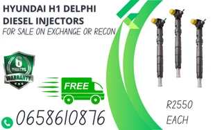 Hyundai H1 Delphi Diesel Injectors For Sale Or To Recon