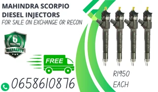 Mahindra Scorpio Diesel Injectors For Sale Or To Recon
