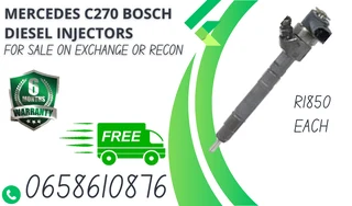 Mercedes C270 Bosch Diesel Injectors For Sale Or To Recon