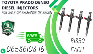 Toyota Prado Diesel Injectors For Sale On Exchange