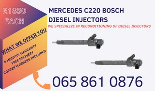Mercedes C220 Bosch Injectors For Sale On Exchange Or To Recon