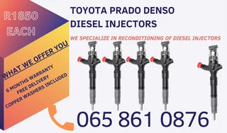 Toyota Prado Diesel Injectors For Sale On Exchange