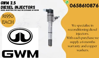 Gwm 2.5 Bosch Diesel Injectors For Sale Or To Recon