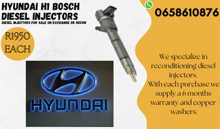 Hyundai H1 Bosch Diesel Injectors For Sale On Exchange Or To Recon