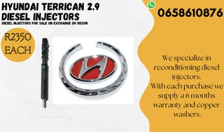 Hyundai Terrican 2.9 Diesl Injectors For Sale On Exchange