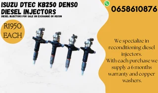 Isuzu Dtec Kb250 Diesel Injectors For Sale On Exchange With 6 Months Warranty