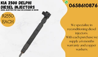 Kia 2500 Diesel Injectors For Sale On Exchange Or To Recon