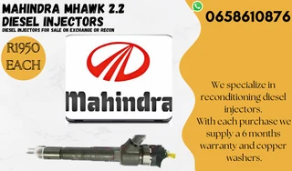 Mahindra Mhawk 2.2 Diesel Injectors For Sale On Exchange With 6 Months Warranty
